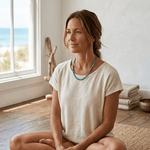 Summer Shaded Heishi Turquoise NecklaceBeth ZinkNECKLACES