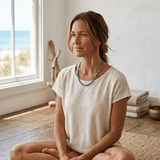 Summer Shaded Heishi Turquoise NecklaceBeth ZinkNECKLACES