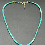 Summer Shaded Heishi Turquoise NecklaceBeth ZinkNECKLACES