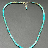Summer Shaded Heishi Turquoise NecklaceBeth ZinkNECKLACES