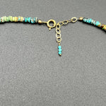 Summer Shaded Heishi Turquoise NecklaceBeth ZinkNECKLACES