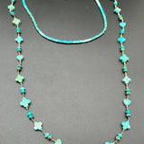 Summer Shaded Heishi Turquoise NecklaceBeth ZinkNECKLACES