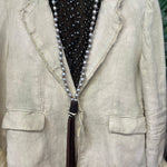 Surf N Turf - Pearls and Deer Hide Long necklaceMelody Vintage JewelryNECKLACES