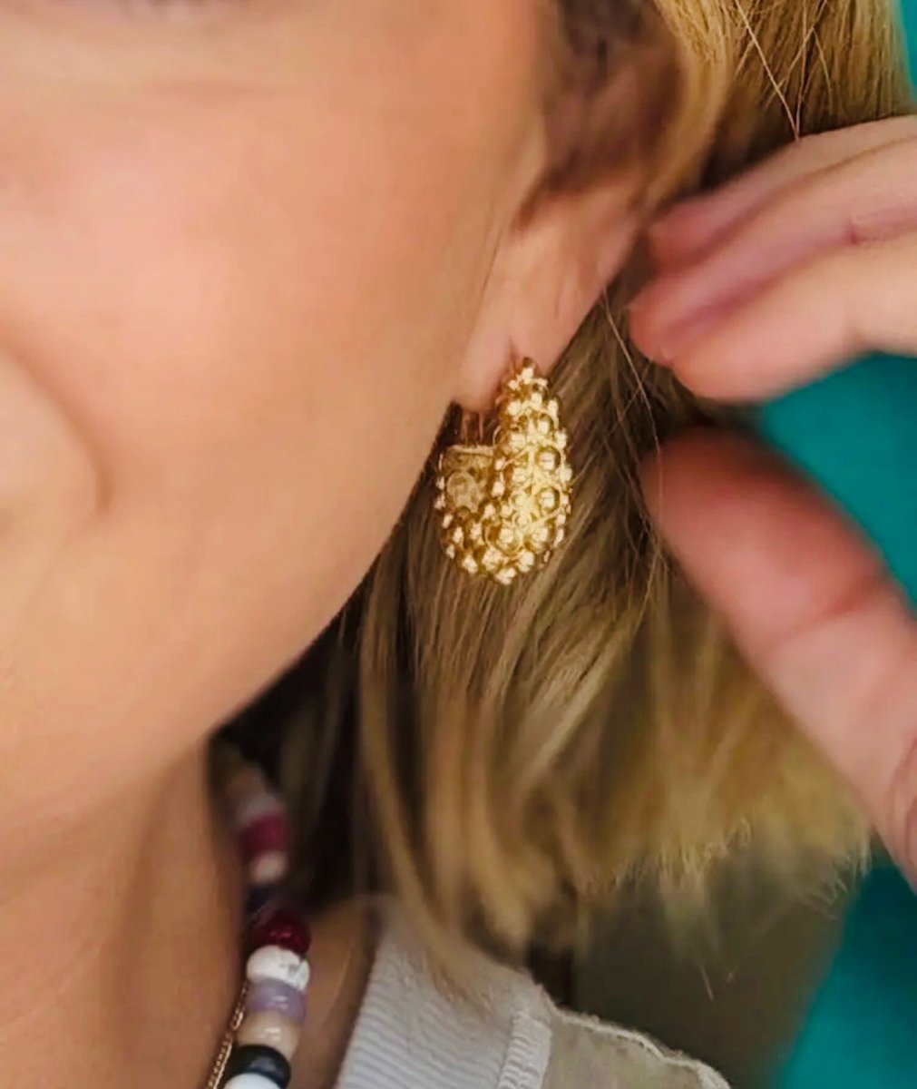 Sutton Bubble Hoop EarringsJessica Matrasko JewelryEARRINGS