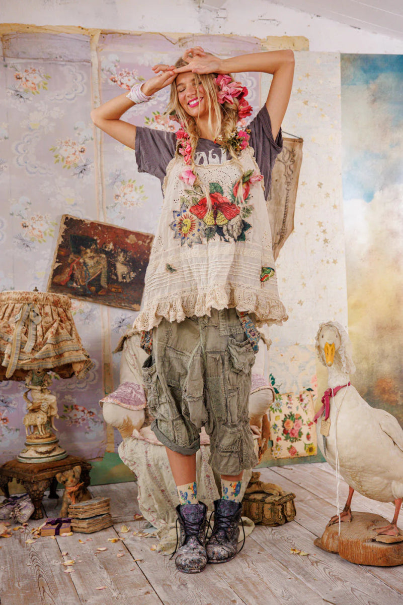 Tank 346 - Flor De La Pasion Petrina Tank - MoonlightMagnolia PearlTOPS
