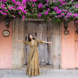 Tatiana Block Printed Dress – OchreThe Fox and The MermaidDRESS