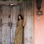 Tatiana Block Printed Dress – OchreThe Fox and The MermaidDRESS