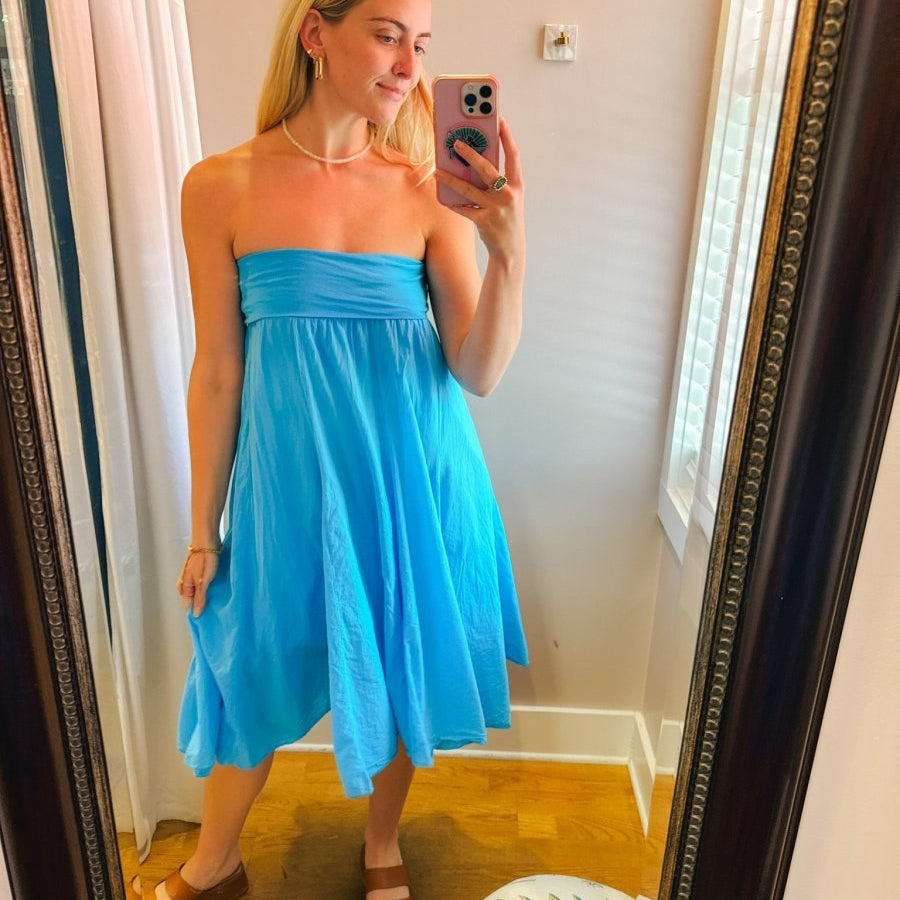 THE Cotton Skirt (Shades of Blue)ColetteSkirt
