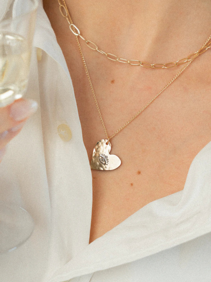 Third Eye Heart NecklaceKenda KistNECKLACES