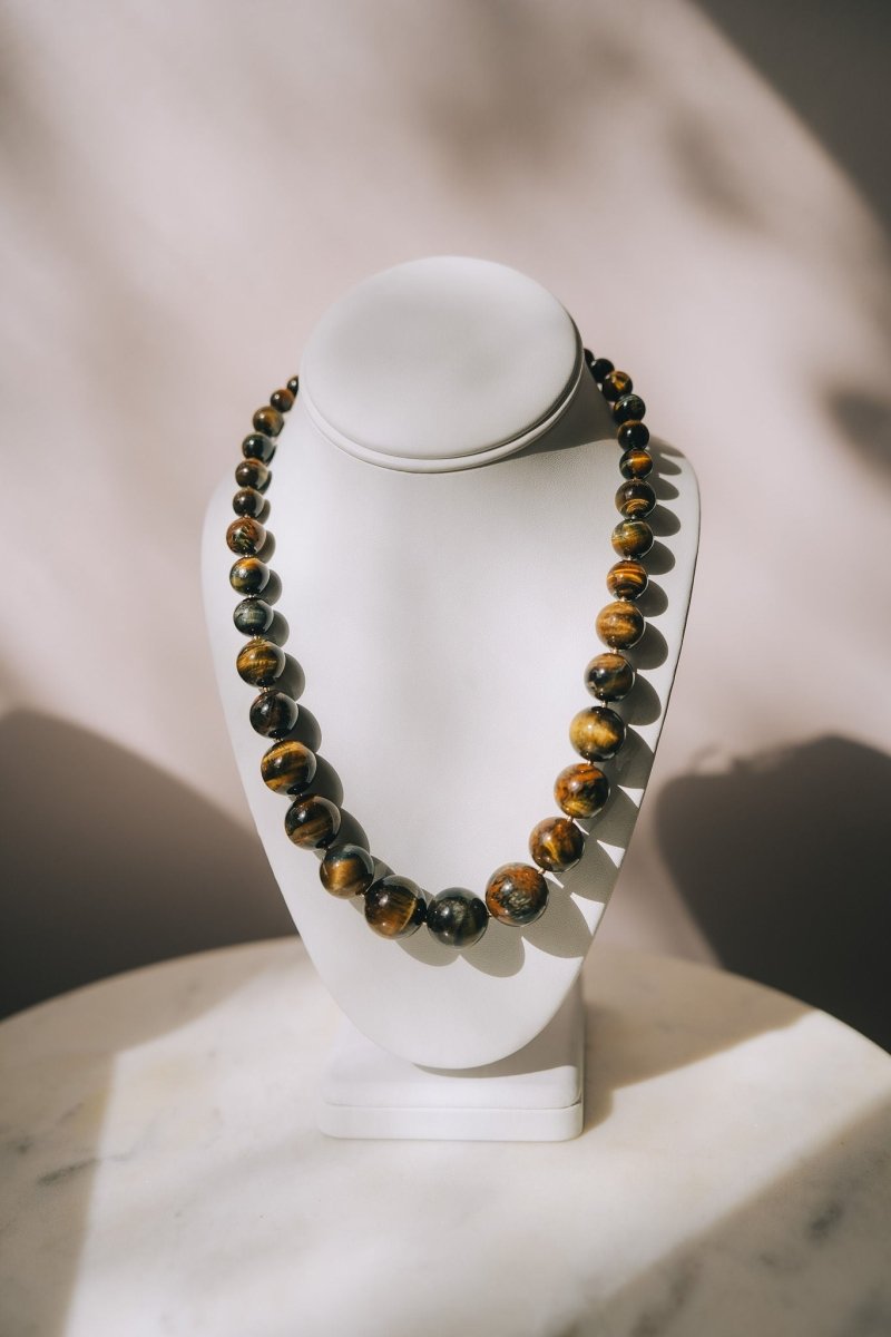Tiger Eye Necklace & Matching EarringsDebra PyeattNECKLACES