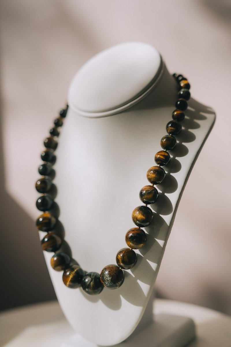 Tiger Eye Necklace & Matching EarringsDebra PyeattNECKLACES