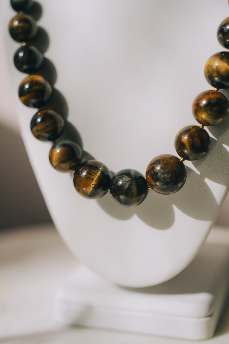 Tiger Eye Necklace & Matching EarringsDebra PyeattNECKLACES