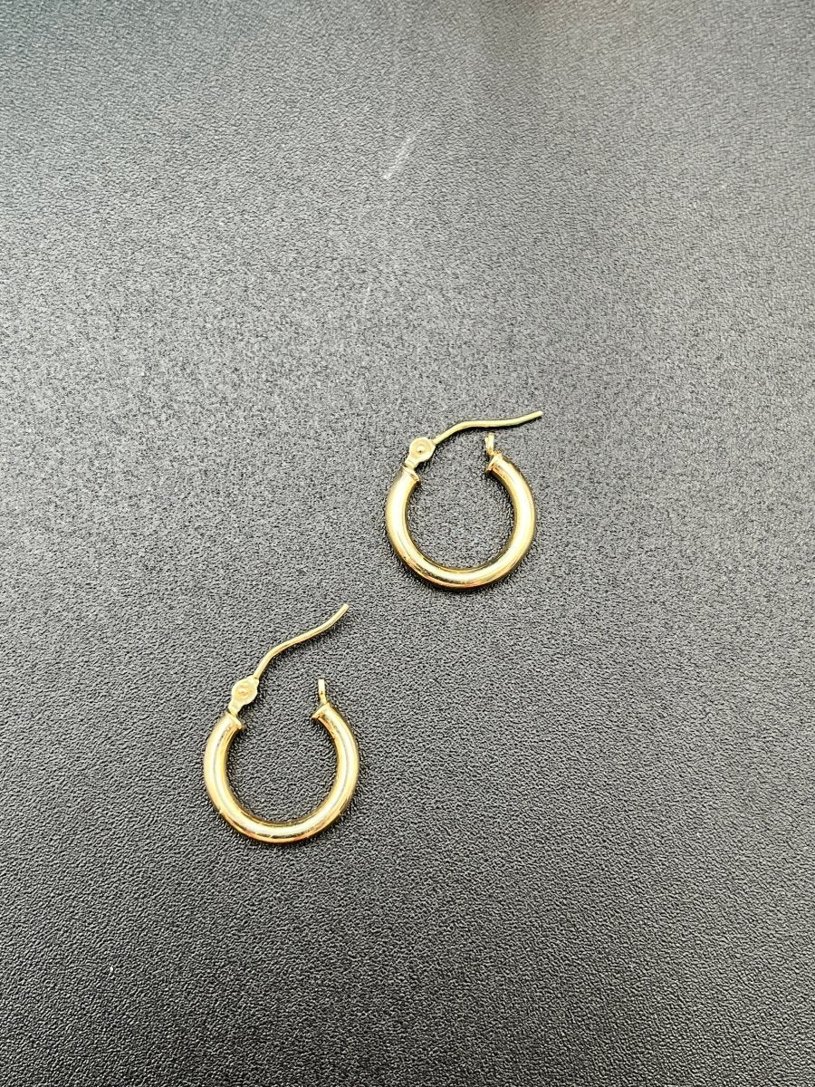 Tiny 10k Gold HoopsZPL - Fine LineEARRINGS