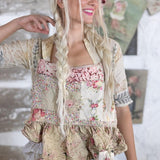Top 1635 - Quilted Catalina Tank - Calico RagdollMagnolia PearlTOPS