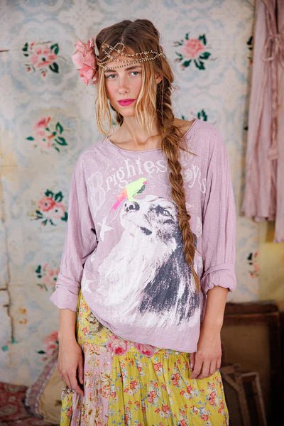 TOP 2197 - Brightest Eyes Viggo Tee - Lychee BlossomMagnolia PearlTOPS