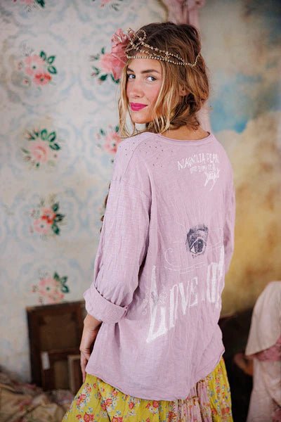 TOP 2197 - Brightest Eyes Viggo Tee - Lychee BlossomMagnolia PearlTOPS
