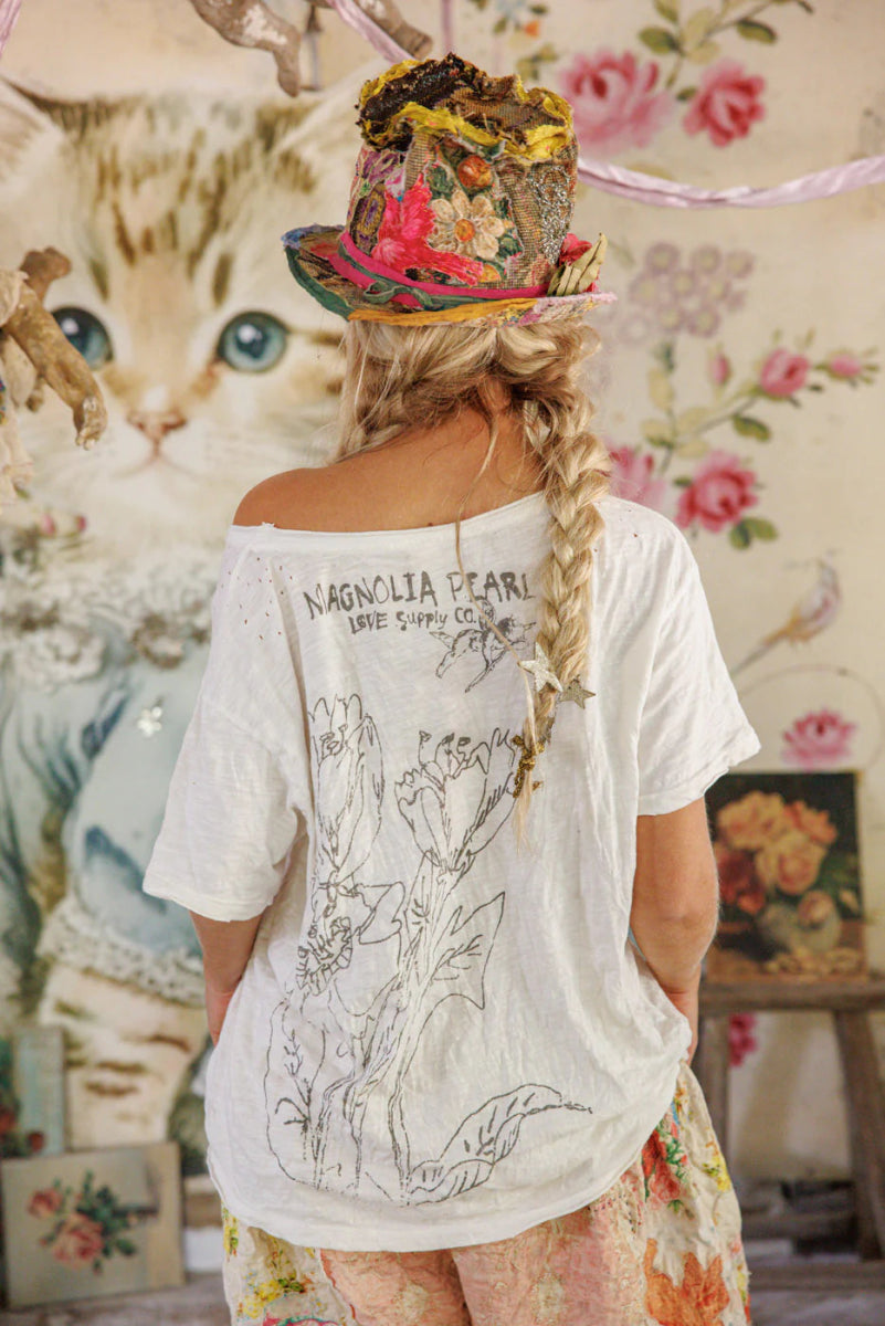 Top 2403 - Stay Bewildered Tee - TrueMagnolia PearlTOPS