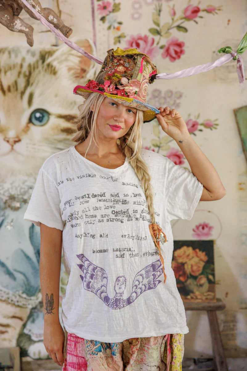 Top 2403 - Stay Bewildered Tee - TrueMagnolia PearlTOPS