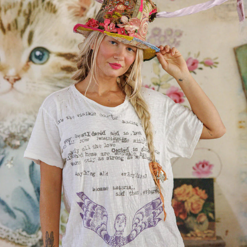 Top 2403 - Stay Bewildered Tee - TrueMagnolia PearlTOPS