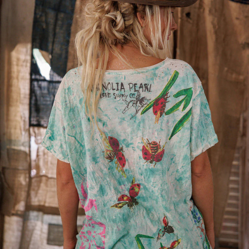 Top 2469 - Be My Ladybug Tee - SplendidMagnolia PearlTOPS
