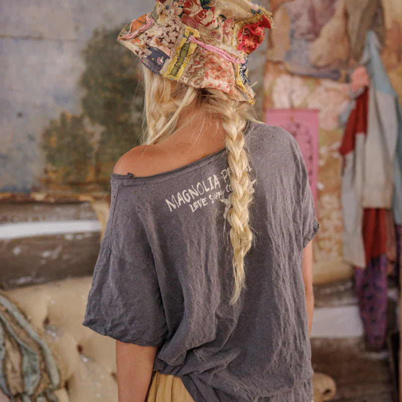 Top 2523 - Sky Dolphin Tee - OzzyMagnolia PearlTOPS