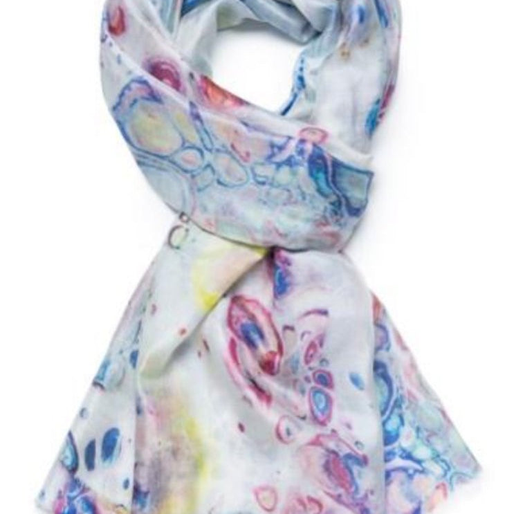 Tranquil – Mulberry Silk Shawl - 28”x78”ZiabirdACCESS