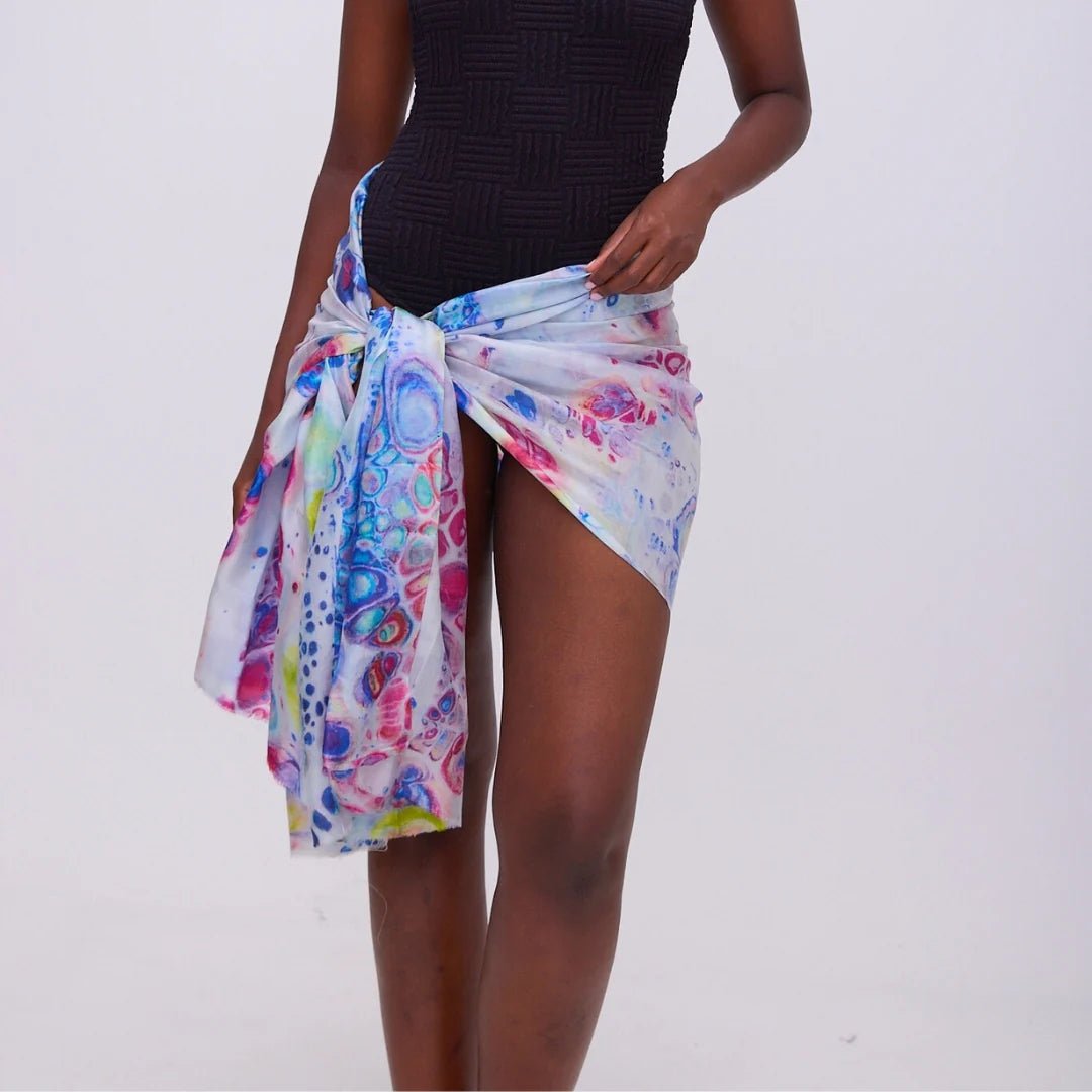 Tranquil – Mulberry Silk Shawl - 28”x78”ZiabirdACCESS