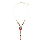 Turquoise, Amethyst & Orange Coral NecklaceBarse JewelryNECKLACES