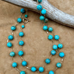 Turquoise Faceted Gemstone Necklace – 34”Beth ZinkNECKLACES