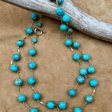 Turquoise Faceted Gemstone Necklace – 34”Beth ZinkNECKLACES