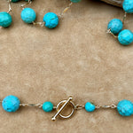 Turquoise Faceted Gemstone Necklace – 34”Beth ZinkNECKLACES