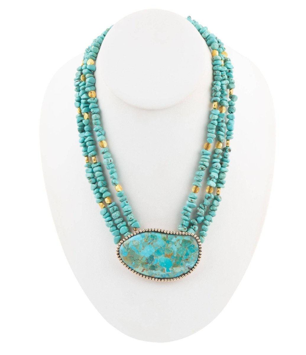 Turquoise Statement NecklaceBarse JewelryNECKLACES