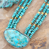 Turquoise Statement NecklaceBarse JewelryNECKLACES