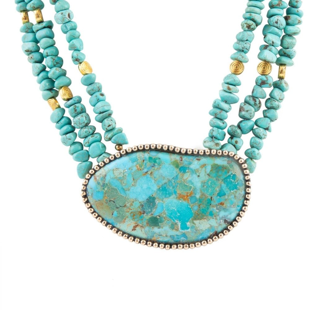 Turquoise Statement NecklaceBarse JewelryNECKLACES
