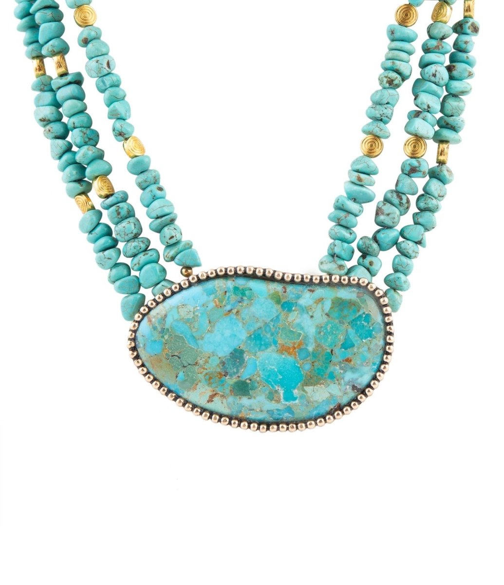 Turquoise Statement NecklaceBarse JewelryNECKLACES