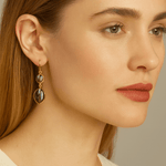 Two Stone Labradorite EarringsChakarr JewelryEARRINGS