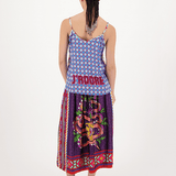 Vanessa Printed Dragon Midi Skirt - MeMe369SKIRT