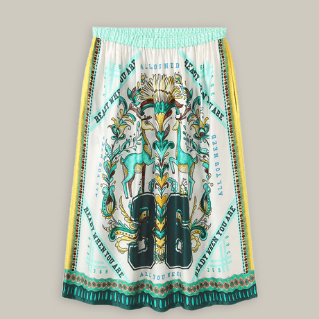 Vanessa Sporty Jade Midi Skirt - “All you need”!Me369SKIRT
