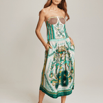 Vanessa Sporty Jade Midi Skirt - “All you need”!Me369SKIRT