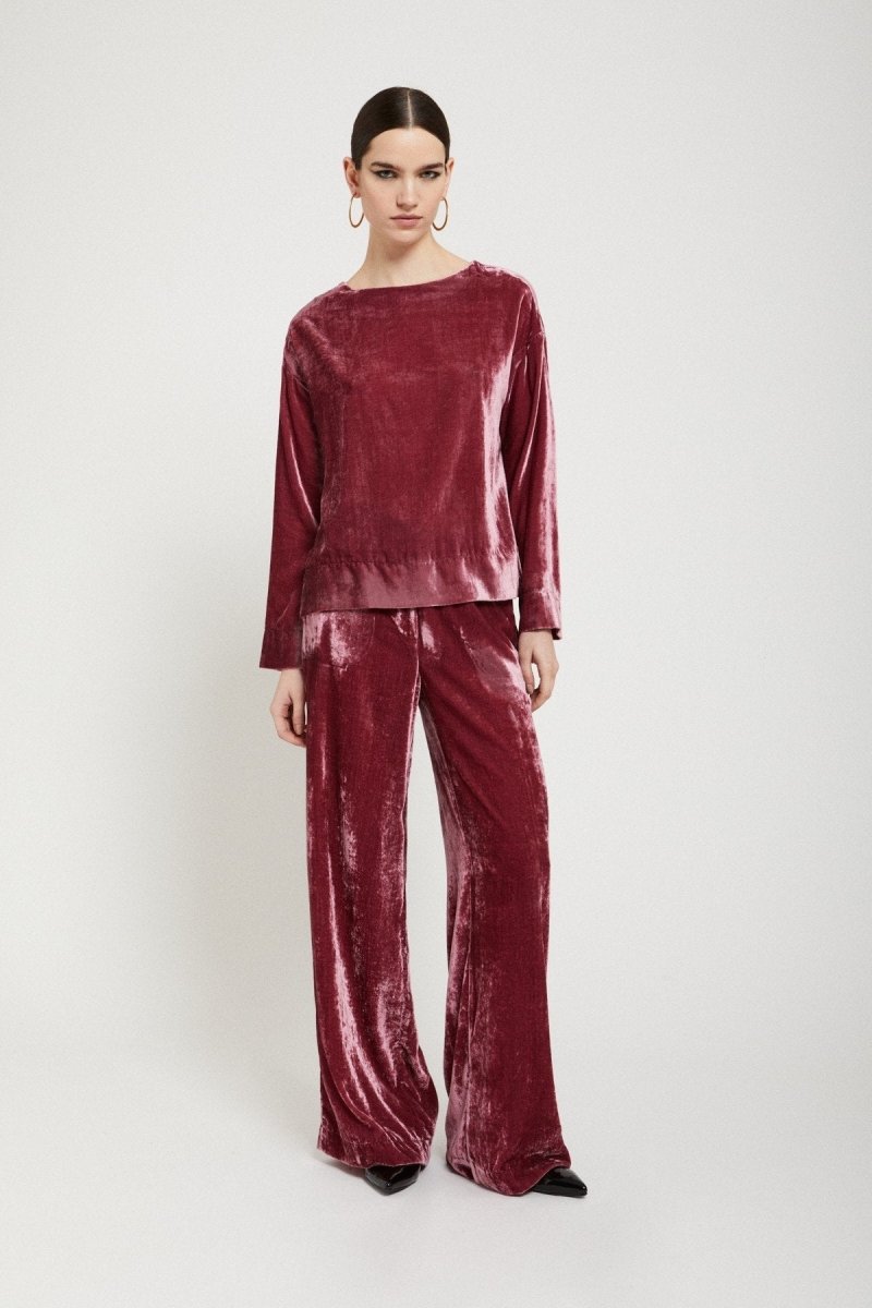 Velvet Palazzo TrousersOttod'Amepants