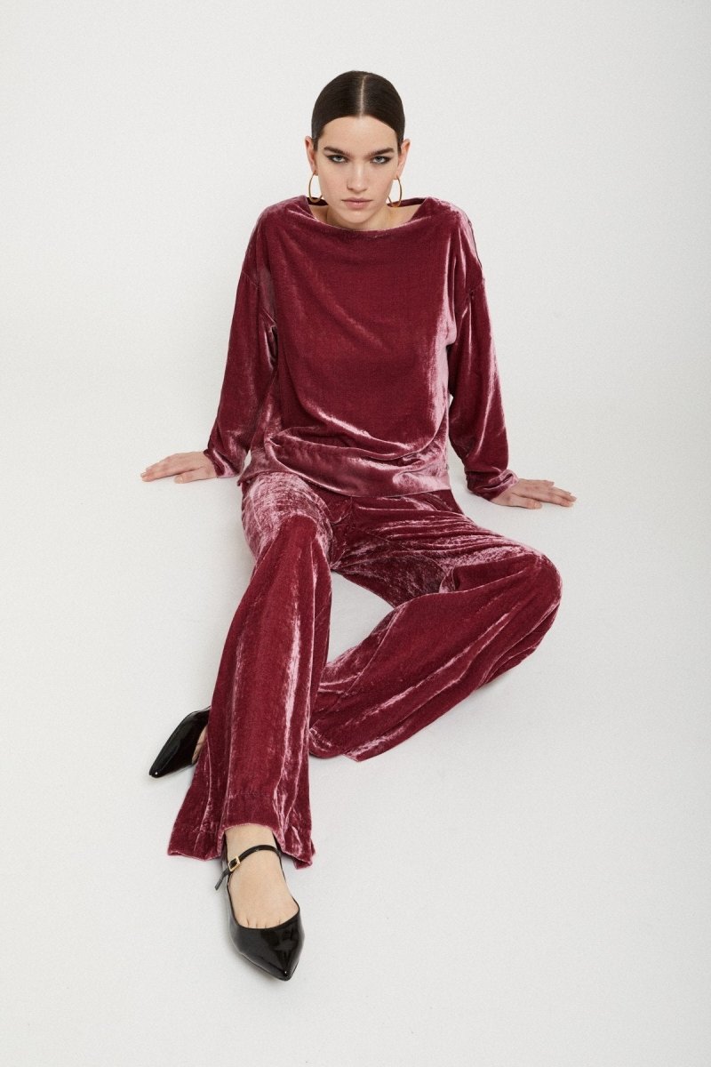 Velvet Palazzo TrousersOttod'Amepants