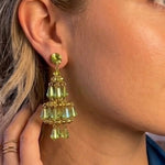 Vintage Crystal Chandelier Earrings - Clip OnsZiabirdEARRINGS