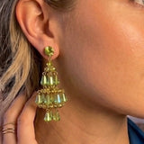 Vintage Crystal Chandelier Earrings - Clip OnsZiabirdEARRINGS