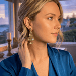Vintage Crystal Chandelier Earrings - Clip OnsZiabirdEARRINGS