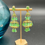 Vintage Crystal Chandelier Earrings - Clip OnsZiabirdEARRINGS