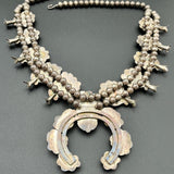 Vintage Navajo Turquoise Squash Blossom (1970s)ZiabirdNECKLACES