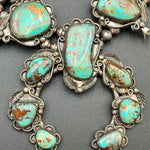 Vintage Navajo Turquoise Squash Blossom (1970s)ZiabirdNECKLACES