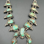 Vintage Navajo Turquoise Squash Blossom (1970s)ZiabirdNECKLACES