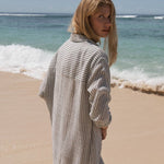 Voyage Shirt Dress - Black StripesThe HandloomDress