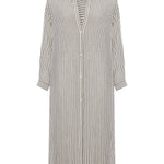 Voyage Shirt Dress - Black StripesThe HandloomDress